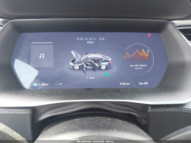 Продажа на аукционе авто 2016 Tesla Model S 60/70/75/85, vin: 5YJSA1E13GF156736, номер лота: 45001026