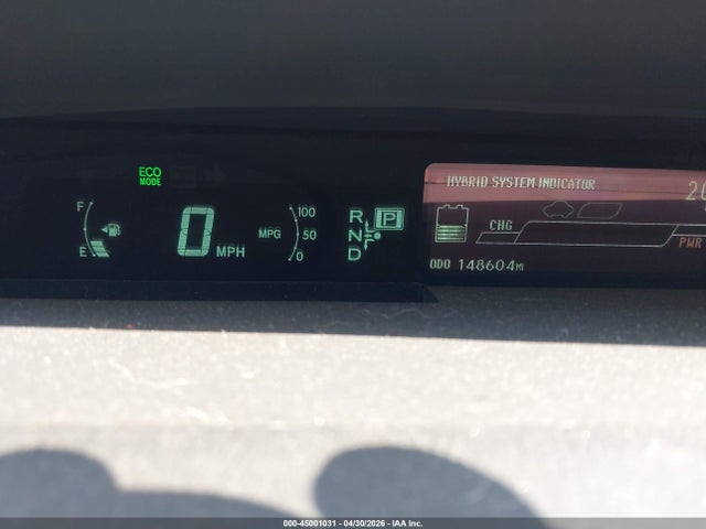 45001031 :رقم المزاد ، JTDKN3DU3E0381049 vin ، 2014 Toyota Prius Three مزاد بيع