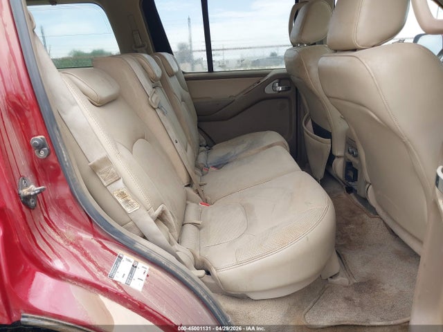 2006 Nissan Pathfinder Le მანქანა იყიდება აუქციონზე, vin: 5N1AR18U96C683715, აუქციონის ნომერი: 45001131