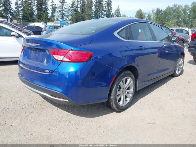 Продажа на аукционе авто 2016 Chrysler 200 Limited, vin: 1C3CCCAB7GN108834, номер лота: 45001413