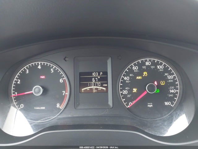 Продаж на аукціоні авто 2012 Volkswagen Jetta 2.0l S, vin: 3VW2K7AJ9CM371319, номер лоту: 45001422