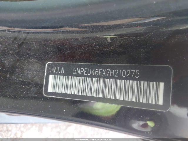 Aukcja sprzedaży 2007 Hyundai Sonata Limited/se V6, vin: 5NPEU46FX7H210275, numer aukcji: 45001467