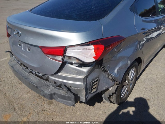 2015 Hyundai Elantra Se მანქანა იყიდება აუქციონზე, vin: KMHDH4AE4FU388522, აუქციონის ნომერი: 45001634