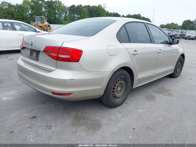 45001781 :رقم المزاد ، 3VW1K7AJ0FM306603 vin ، 2015 Volkswagen Jetta 2.0l S مزاد بيع
