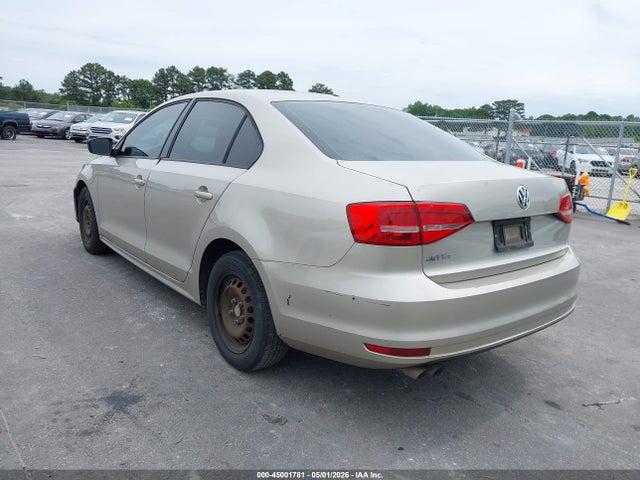45001781 :رقم المزاد ، 3VW1K7AJ0FM306603 vin ، 2015 Volkswagen Jetta 2.0l S مزاد بيع
