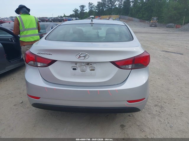 2015 Hyundai Elantra Se მანქანა იყიდება აუქციონზე, vin: 5NPDH4AE9FH605531, აუქციონის ნომერი: 45001799