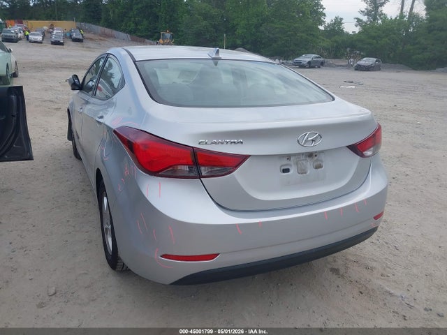 2015 Hyundai Elantra Se მანქანა იყიდება აუქციონზე, vin: 5NPDH4AE9FH605531, აუქციონის ნომერი: 45001799