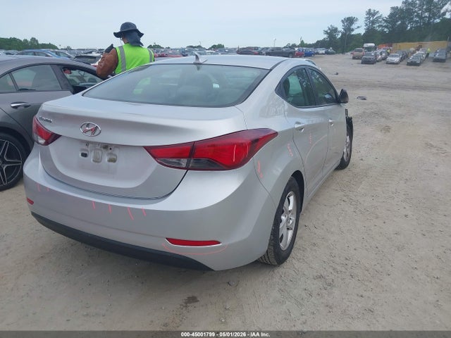2015 Hyundai Elantra Se მანქანა იყიდება აუქციონზე, vin: 5NPDH4AE9FH605531, აუქციონის ნომერი: 45001799