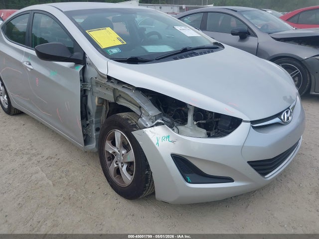 2015 Hyundai Elantra Se მანქანა იყიდება აუქციონზე, vin: 5NPDH4AE9FH605531, აუქციონის ნომერი: 45001799
