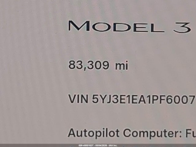 Tesla Model 3 Rear-wheel Drive 2023 5YJ3E1EA1PF600706 Image 7