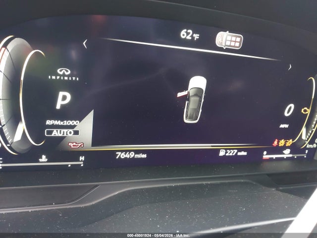 45001924 :رقم المزاد ، 5N1AL1FW8TC334160 vin ، 2026 Infiniti Qx60 Sport Awd مزاد بيع