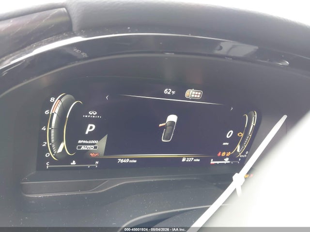 45001924 :رقم المزاد ، 5N1AL1FW8TC334160 vin ، 2026 Infiniti Qx60 Sport Awd مزاد بيع