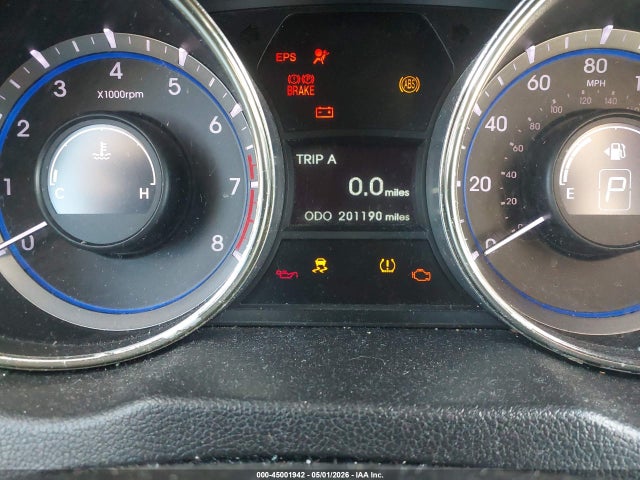 2011 Hyundai Sonata Gls მანქანა იყიდება აუქციონზე, vin: 5NPEB4AC2BH217264, აუქციონის ნომერი: 45001942