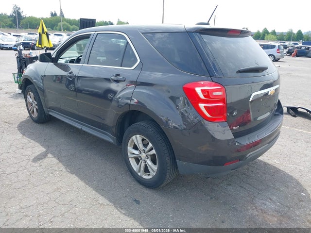 Aukcja sprzedaży 2016 Chevrolet Equinox Ls, vin: 2GNFLEEK5G6230876, numer aukcji: 45001949