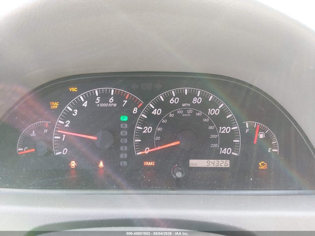 2005 Toyota Camry Xle V6 მანქანა იყიდება აუქციონზე, vin: 4T1BF30K75U088809, აუქციონის ნომერი: 45001952