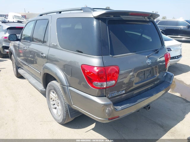 45002055 :رقم المزاد ، 5TDZT38A75S262180 vin ، 2005 Toyota Sequoia Limited V8 مزاد بيع