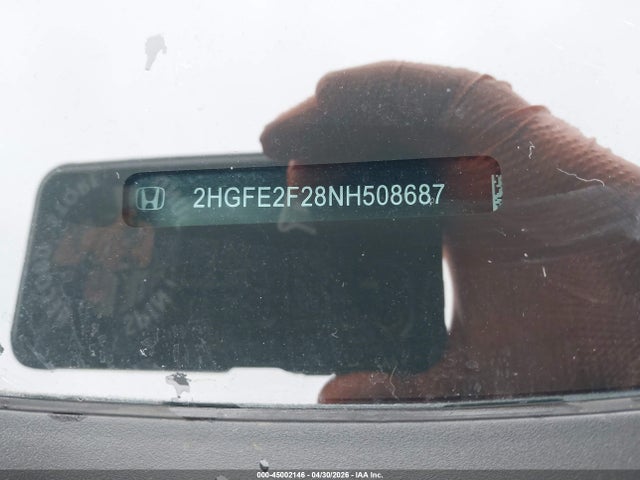 Honda Civic Lx 2022 2HGFE2F28NH508687 Image 9