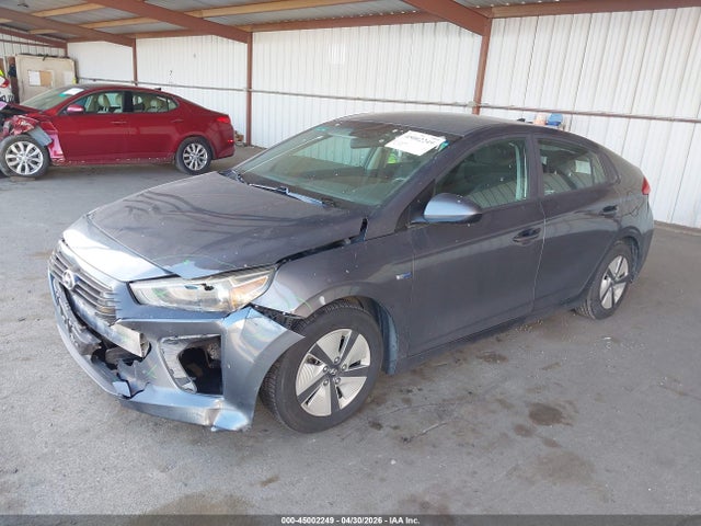 KMHC65LC6HU056927 Hyundai Ioniq Hybrid Blue