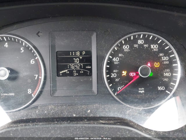 2012 Volkswagen Jetta 2.5l Se მანქანა იყიდება აუქციონზე, vin: 3VWDX7AJ1CM385970, აუქციონის ნომერი: 45002356