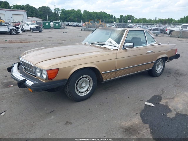 1981 Mercedes-benz 380 Sl მანქანა იყიდება აუქციონზე, vin: WDBBA45A0BB002156, აუქციონის ნომერი: 45002568