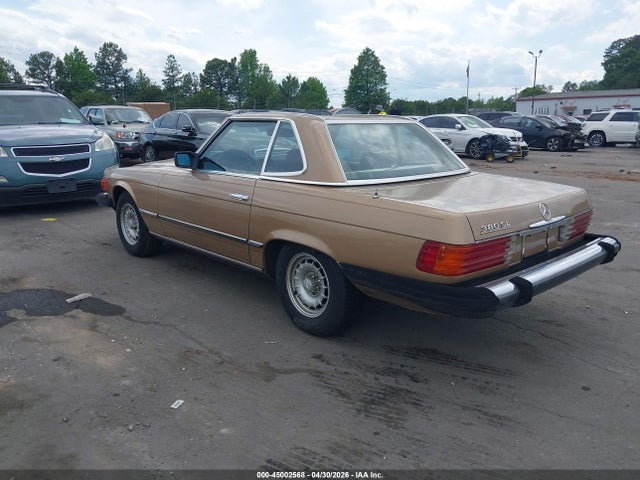 1981 Mercedes-benz 380 Sl მანქანა იყიდება აუქციონზე, vin: WDBBA45A0BB002156, აუქციონის ნომერი: 45002568