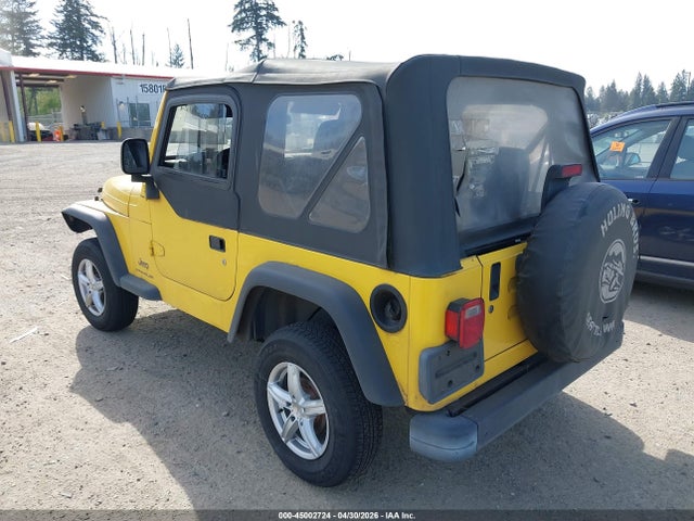 Продаж на аукціоні авто 2003 Jeep Wrangler Se, vin: 1J4FA29143P373515, номер лоту: 45002724