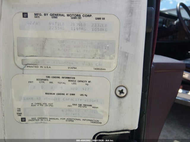 45002892 :رقم المزاد ، 1G4EZ57Y4FE426284 vin ، 1985 Buick Riviera مزاد بيع