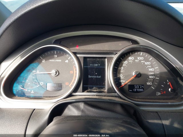 45003034 :رقم المزاد ، WA1CMAFE5DD016505 vin ، 2013 Audi Q7 3.0 Tdi Premium مزاد بيع