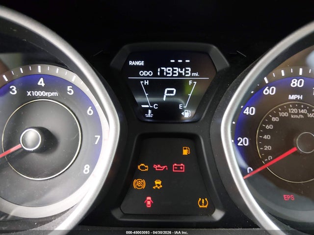 Продажа на аукционе авто 2012 Hyundai Elantra Gls (ulsan Plant), vin: KMHDH4AEXCU452655, номер лота: 45003093
