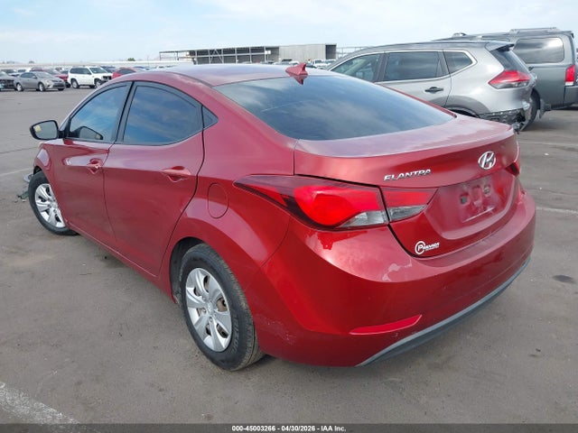 Продаж на аукціоні авто 2016 Hyundai Elantra Se, vin: 5NPDH4AE1GH734106, номер лоту: 45003266