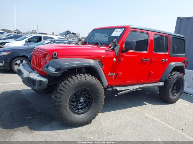 Продаж на аукціоні авто 2021 Jeep Wrangler Unlimited Sport S 4x4, vin: 1C4HJXDN8MW515989, номер лоту: 45003465