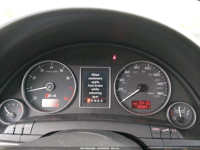 45003490 :رقم المزاد ، WAUGL78EX7A245307 vin ، 2007 Audi S4 4.2 مزاد بيع