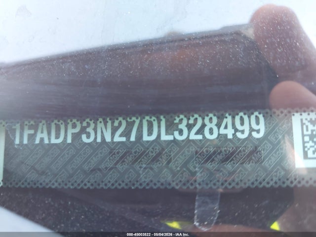 2013 Ford Focus Titanium მანქანა იყიდება აუქციონზე, vin: 1FADP3N27DL328499, აუქციონის ნომერი: 45003522