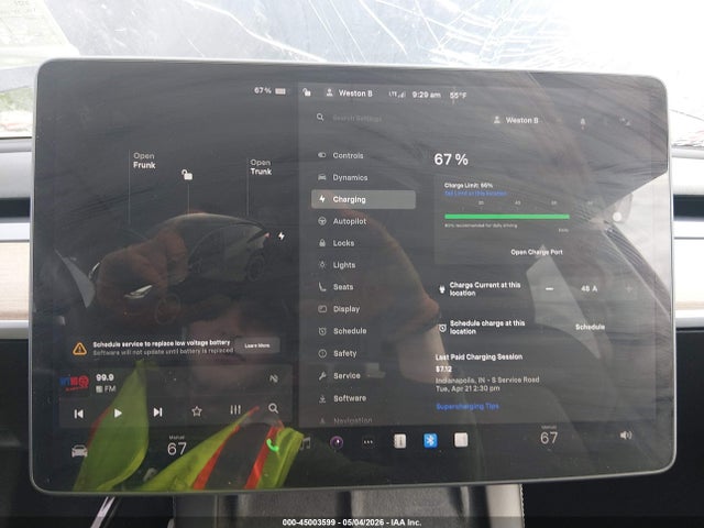 Продажа на аукционе авто 2021 Tesla Model Y Performance Dual Motor All-wheel Drive, vin: 5YJYGDEF1MF251958, номер лота: 45003599