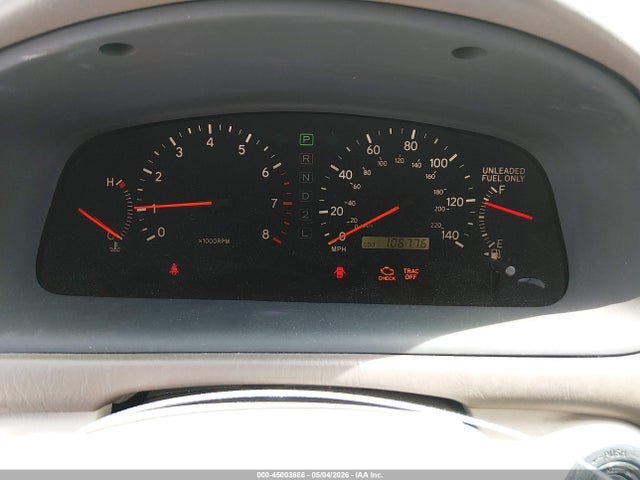 45003686 :رقم المزاد ، JT8BF28G515109478 vin ، 2001 Lexus Es 300 مزاد بيع