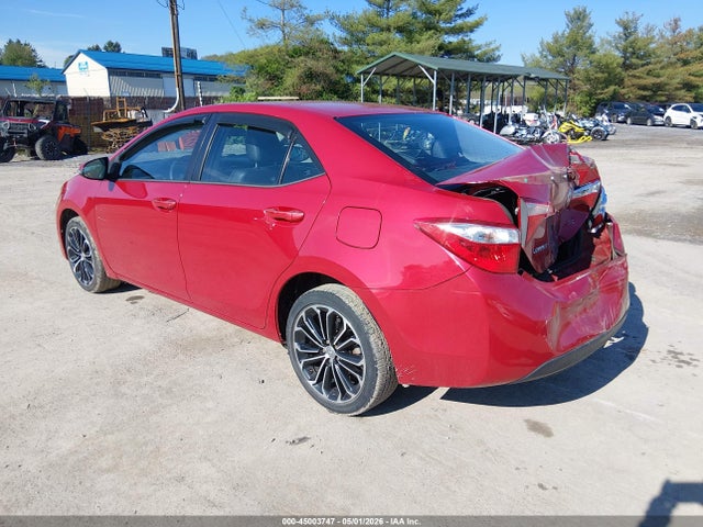 2015 Toyota Corolla S Plus მანქანა იყიდება აუქციონზე, vin: 2T1BURHE1FC264604, აუქციონის ნომერი: 45003747