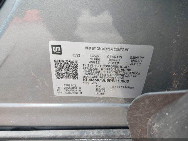 Продажа на аукционе авто 2023 Buick Encore Gx Preferred Awd, vin: KL4MMCSL9PB113808, номер лота: 45003818