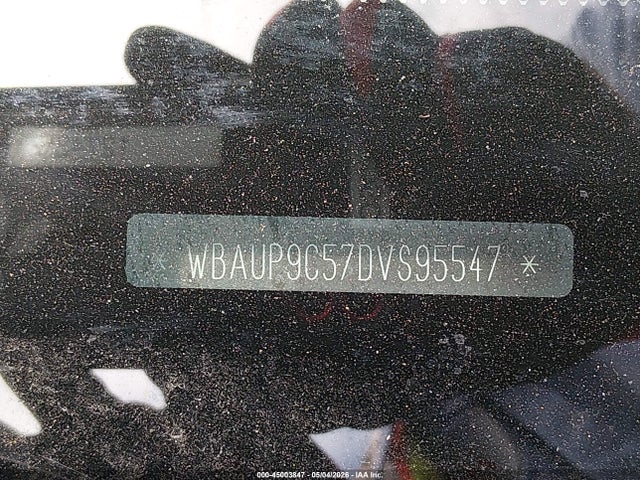 2013 Bmw 128i მანქანა იყიდება აუქციონზე, vin: WBAUP9C57DVS95547, აუქციონის ნომერი: 45003847