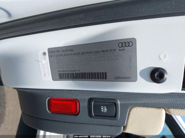 Audi A5 2.0t Premium 2018 WAUBNCF54JA009114 Image 9