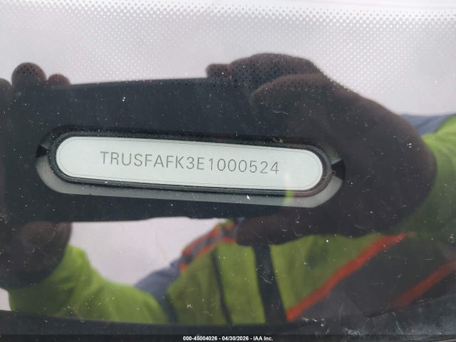 45004026 :رقم المزاد ، TRUSFAFK3E1000524 vin ، 2014 Audi Tt 2.0t مزاد بيع