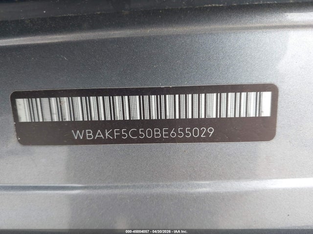 2011 Bmw 328i Xdrive მანქანა იყიდება აუქციონზე, vin: WBAKF5C50BE655029, აუქციონის ნომერი: 45004057