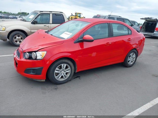 2012 Chevrolet Sonic 1ls მანქანა იყიდება აუქციონზე, vin: 1G1JB5SHXC4113412, აუქციონის ნომერი: 45004097