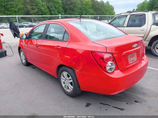 2012 Chevrolet Sonic 1ls მანქანა იყიდება აუქციონზე, vin: 1G1JB5SHXC4113412, აუქციონის ნომერი: 45004097