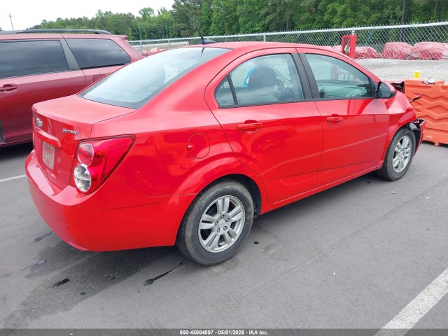 2012 Chevrolet Sonic 1ls მანქანა იყიდება აუქციონზე, vin: 1G1JB5SHXC4113412, აუქციონის ნომერი: 45004097