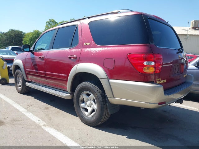 2001 Toyota Sequoia Sr5 V8 მანქანა იყიდება აუქციონზე, vin: 5TDBT44AX1S015906, აუქციონის ნომერი: 45004106
