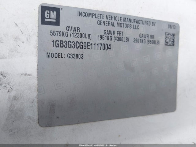 Chevrolet Express Cutaway 3500 2014 1GB3G3CG9E1117004 Image 8