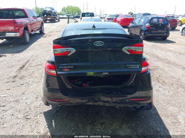 2019 Ford Fusion Hybrid Titanium მანქანა იყიდება აუქციონზე, vin: 3FA6P0RU6KR211790, აუქციონის ნომერი: 45004140