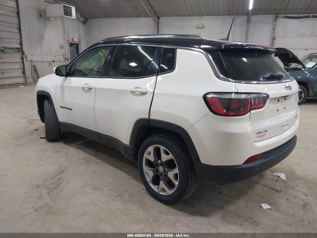 2018 Jeep Compass Limited 4x4 მანქანა იყიდება აუქციონზე, vin: 3C4NJDCB0JT396393, აუქციონის ნომერი: 45004168