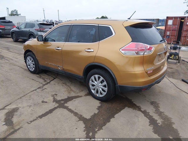 2015 Nissan Rogue S მანქანა იყიდება აუქციონზე, vin: KNMAT2MT5FP517497, აუქციონის ნომერი: 45004285