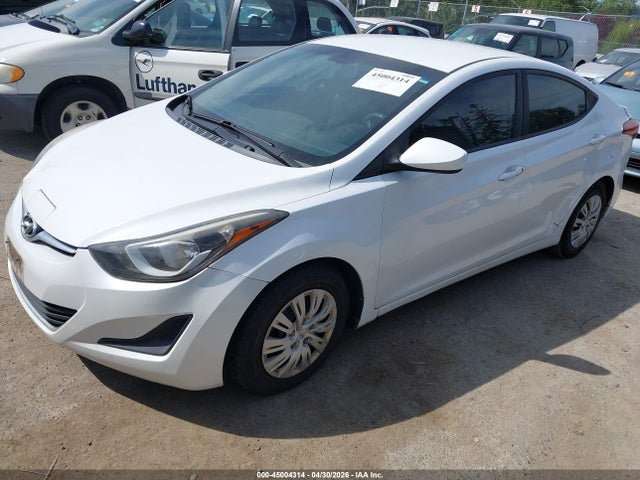 2016 Hyundai Elantra Se მანქანა იყიდება აუქციონზე, vin: 5NPDH4AE7GH761195, აუქციონის ნომერი: 45004314